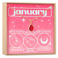 January Birthday Gemstone Necklace