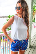 Jess Lea Banks Basic Lettuce Tank- White