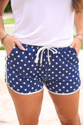 Jess Lea Navy Polka Dot Everyday Shorts