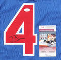 Joe Dumars Signed Detroit Pistons Jersey Career Highlights JSA COA XL