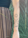 Sunlit South Temporary Tattoo