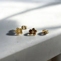 Hibiscus Flower Metal Studs