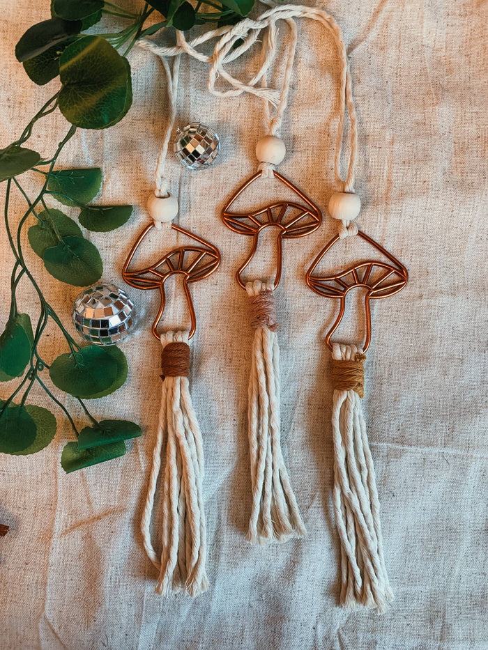 Mushroom Car Charm