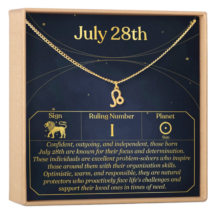 July 28th Leo Necklace