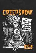 87 Budlight Creepshow Special Collab Vintage Black T-Shirt