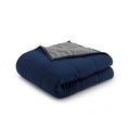 Ella Jayne 20lb Reversible Anti-Anxiety Weighted Blanket - Grey/Navy