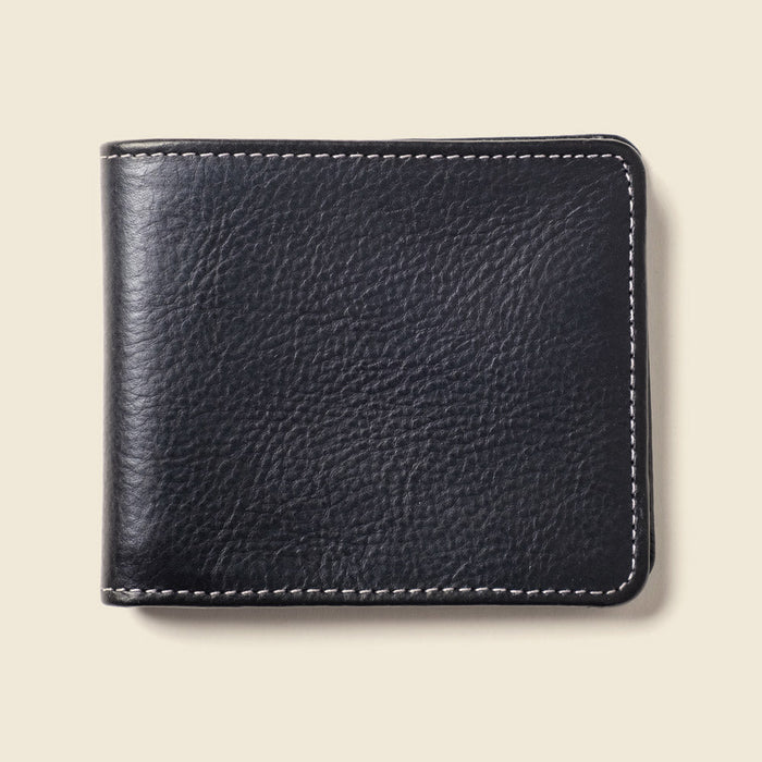 Large Billfold Wallet with RFID protection - Black