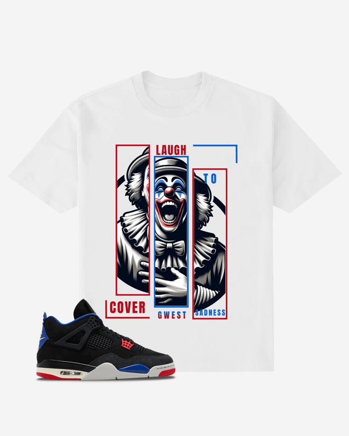G West Laugh to Cover Sadness Oversized T-Shirt Mens