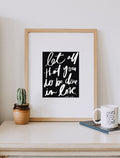 8x10 Let All That You Do