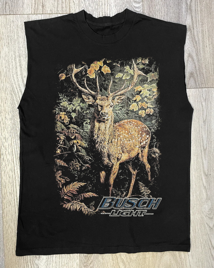 94 Busch Light Cut-Off Black Shirt