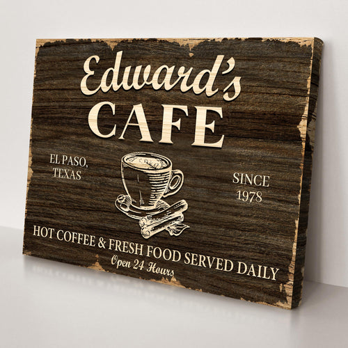 Cafe Sign III
