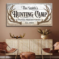 Hunting Camp Family Sign