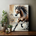 Be Strong And Courageous Faith Sign V