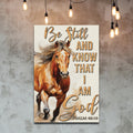 Be Still And Know That I Am God Faith Sign V
