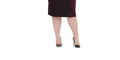 Tommy Hilfiger Women's Ruched Velvet Geometric Long Sleeve Dress ,Size 16W