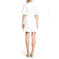 WAYF Women's Kaitlyn White Ruffle Wrap Dress, Size Small
