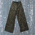 French Connection Aida Sequined Wide-Leg Pants