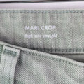 Ag Mari High Rise Cropped Slim Straight Jeans