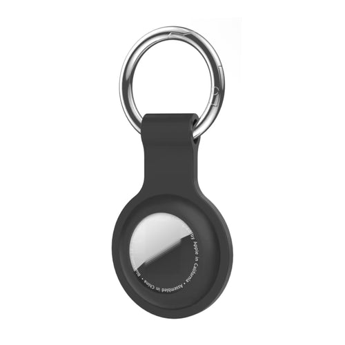 Merchsection Silicone AirTag Holder with Carabiner Keychain