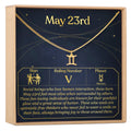 May 23rd Gemini Necklace