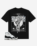 G West Melted Oversized T-Shirt Mens