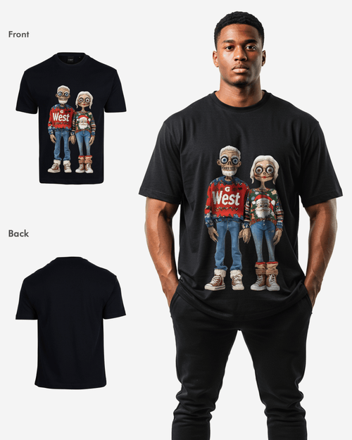 G West Merry Match Oversized T-Shirt Mens