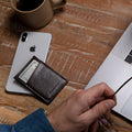 Minimalist Wallet with RFID protection - Brown