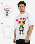 G West Mistletoe Mischief Oversized T-Shirt Mens