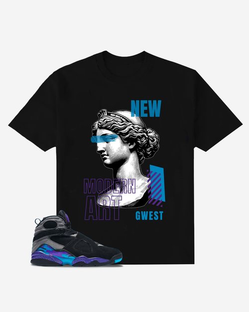 G West Modern Art Oversized T-Shirt Mens