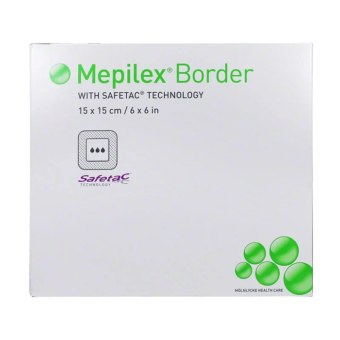 Mepilex Border 6" X 6" Self-Adherent Foam Dressing 5/bx