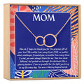 Mom Double Circles Necklace