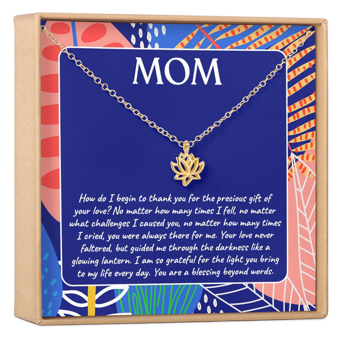 Mom Lotus Necklace
