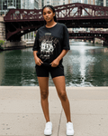 G West Money Is Behind Everything Oversized Women's T-Shirt