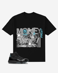 G West Money Isn't Evil Oversized T-Shirt Mens