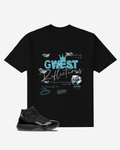 G West Money Reflections Oversized  T-Shirt Mens