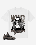G West Money Talks Wealth Whisper Oversized T-Shirt Mens
