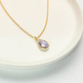 Mother and Son Gemstone Necklace