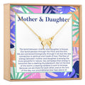 Mother & Daughter Butterfly Pendant Necklace