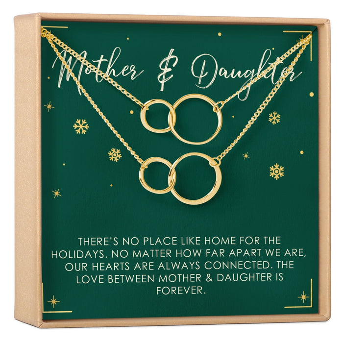 Mother & Daughter Christmas Necklace, Multiple Styles