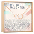 Mother & Daughter Double Circles Necklace