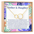 Mother & Daughter Double Circles Necklace