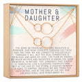 Mother & Daughter Double Circles Necklace Set