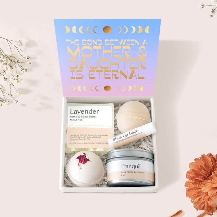 Mother & Daughter DoubleCircleNecklace Gift Box Set