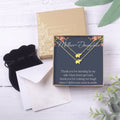 Mother & Daughter Elephant Necklace Set