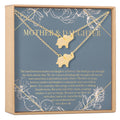 Mother & Daughter Elephant Necklace Set