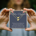 Mother & Daughter Elephant Necklace Set