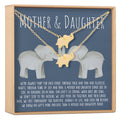 Mother & Daughter Elephant Necklace Set