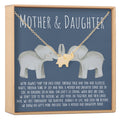 Mother & Daughter Elephant Pendant Necklace