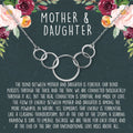 Mother & Daughter Five Circles Necklace