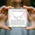 Mother & Daughter Four Circles Necklace